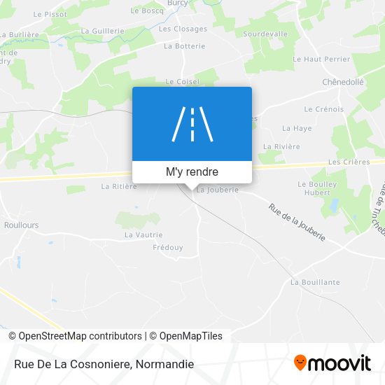 Rue De La Cosnoniere plan