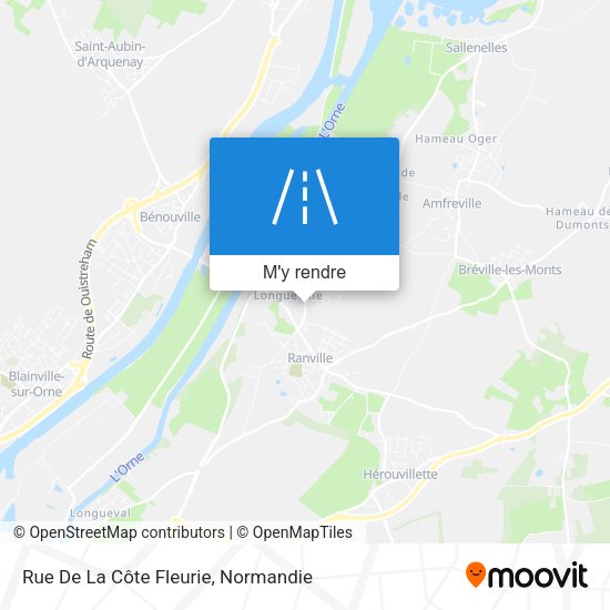 Rue De La Côte Fleurie plan