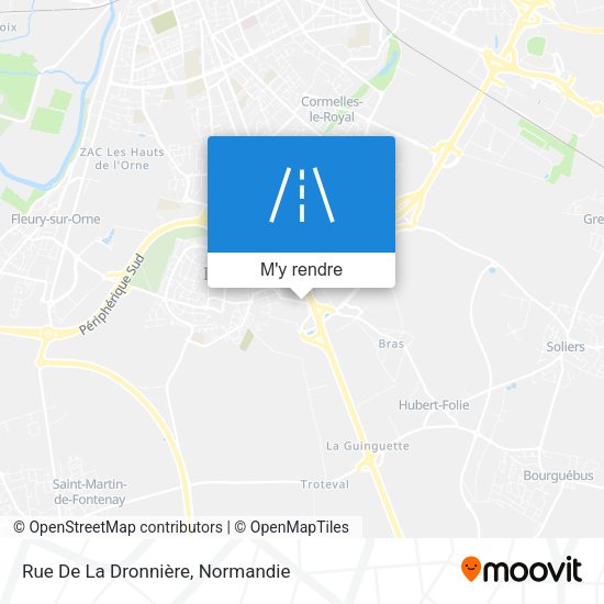 Rue De La Dronnière plan