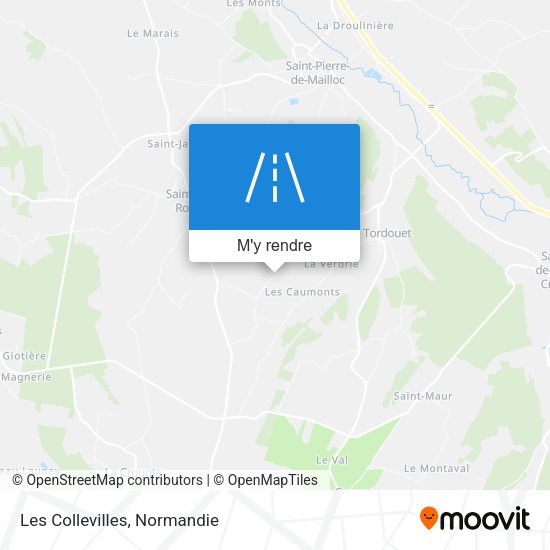 Les Collevilles plan