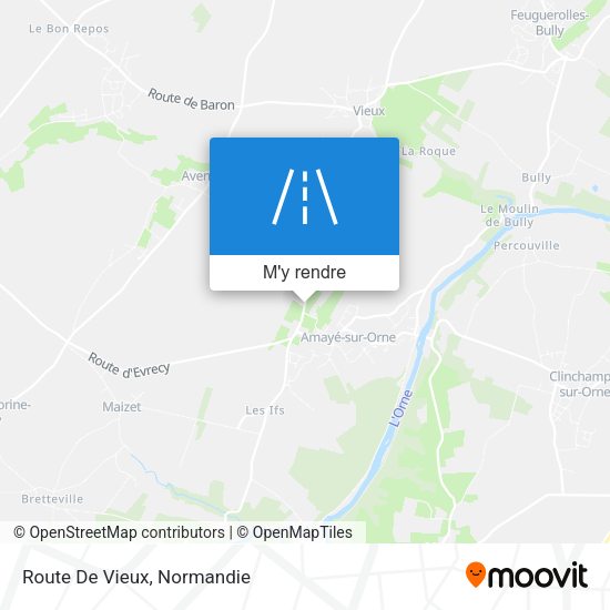 Route De Vieux plan