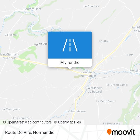 Route De Vire plan