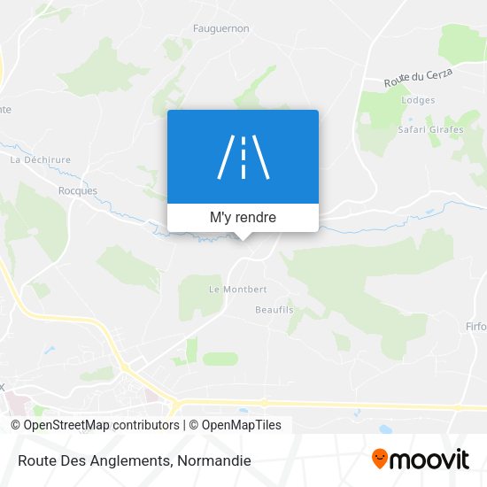 Route Des Anglements plan
