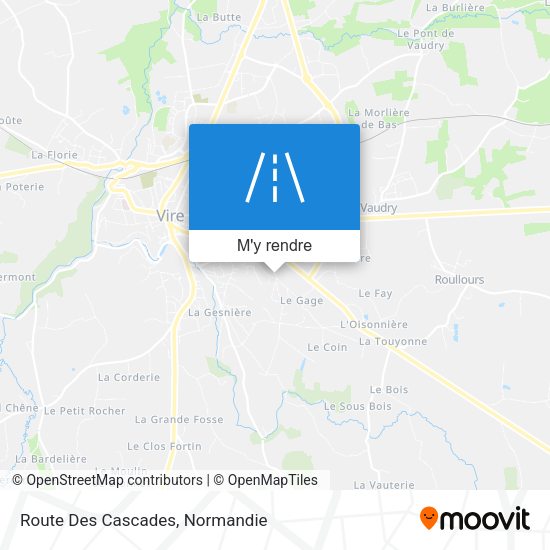 Route Des Cascades plan