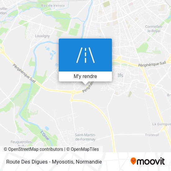 Route Des Digues - Myosotis plan