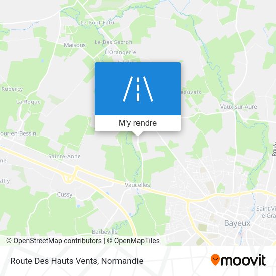 Route Des Hauts Vents plan