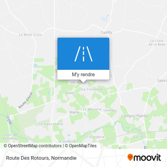 Route Des Rotours plan