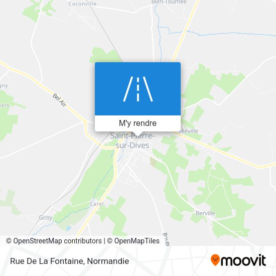 Rue De La Fontaine plan