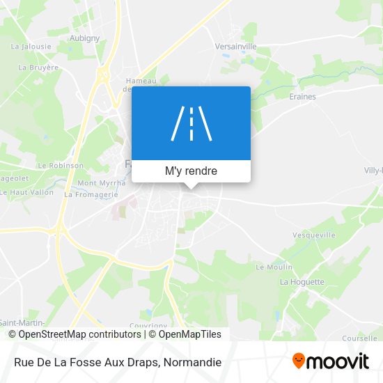 Rue De La Fosse Aux Draps plan