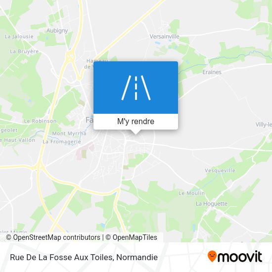 Rue De La Fosse Aux Toiles plan
