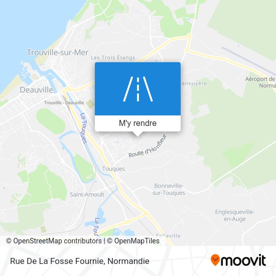 Rue De La Fosse Fournie plan