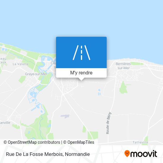 Rue De La Fosse Merbois plan