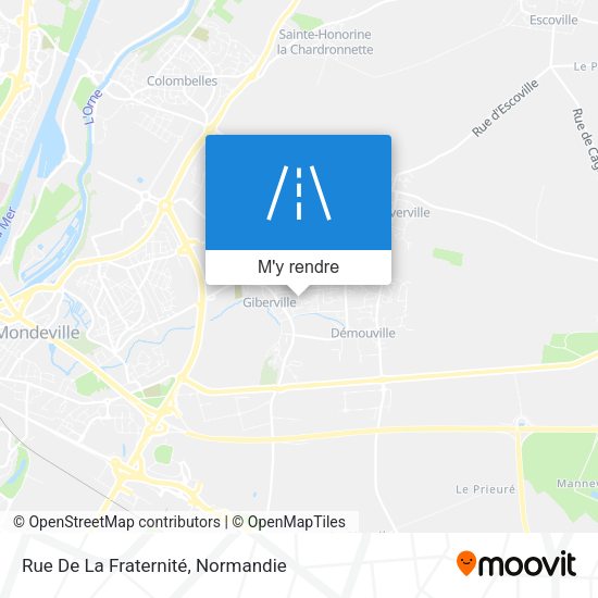 Rue De La Fraternité plan