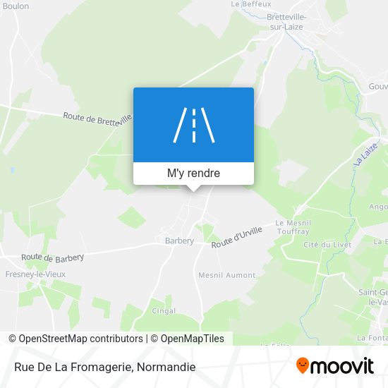 Rue De La Fromagerie plan