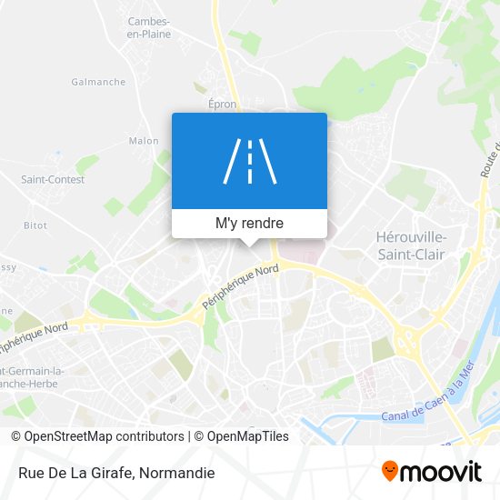 Rue De La Girafe plan