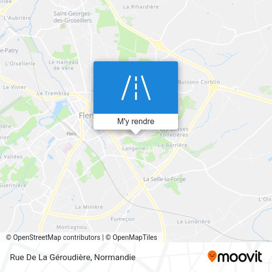 Rue De La Géroudière plan