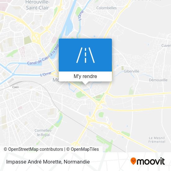 Impasse André Morette plan