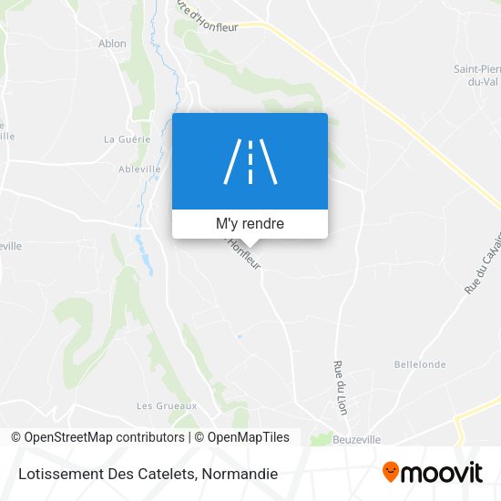 Lotissement Des Catelets plan