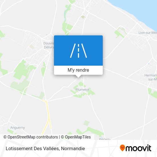 Lotissement Des Vallées plan
