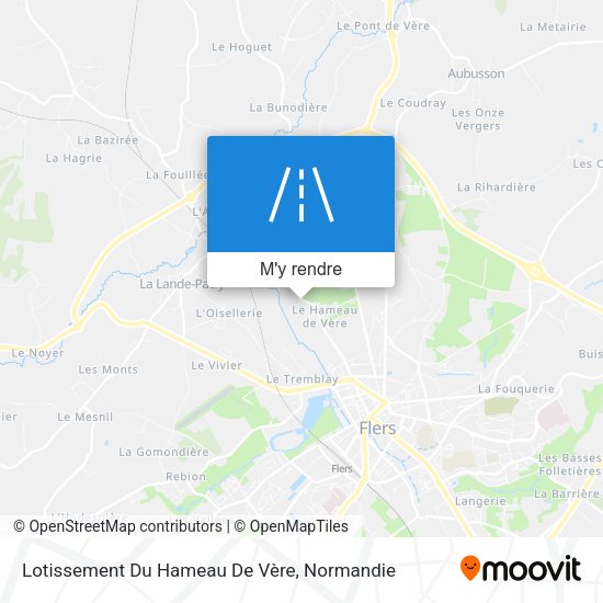 Lotissement Du Hameau De Vère plan