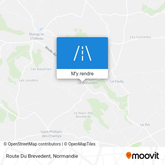Route Du Brevedent plan