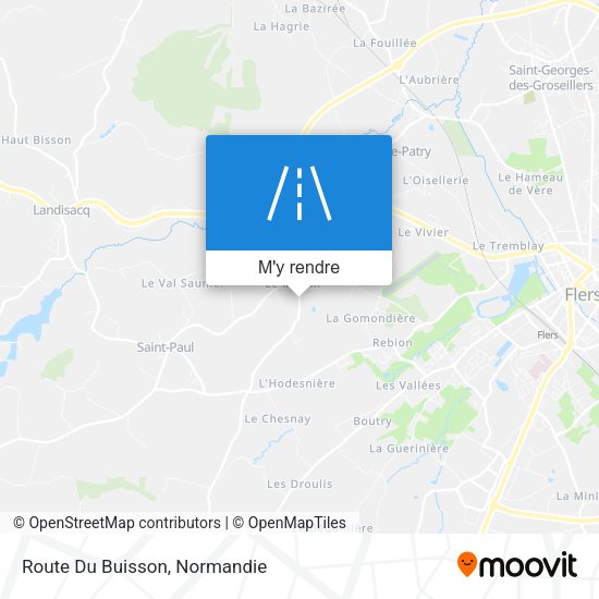 Route Du Buisson plan