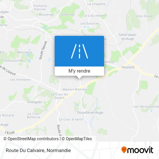Route Du Calvaire plan