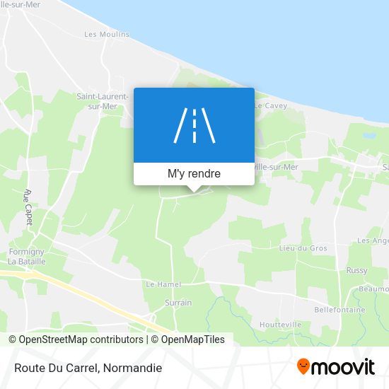 Route Du Carrel plan