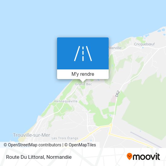 Route Du Littoral plan