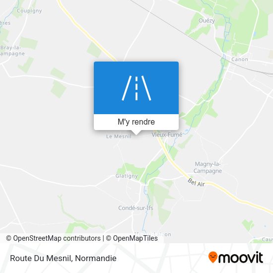 Route Du Mesnil plan