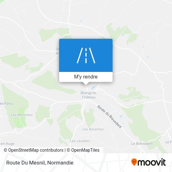 Route Du Mesnil plan