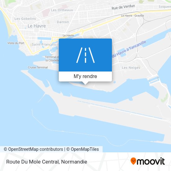 Route Du Mole Central plan