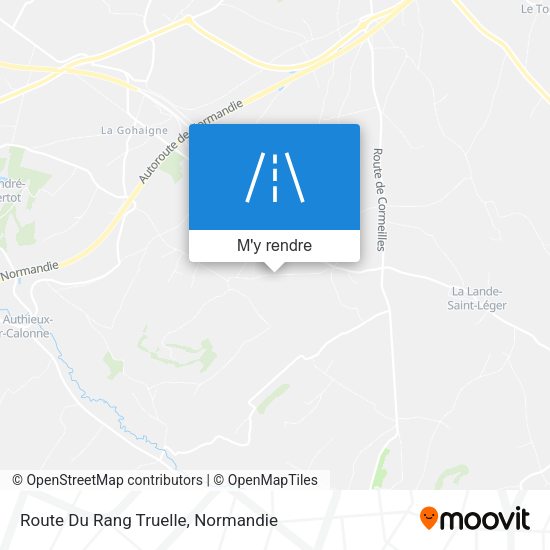 Route Du Rang Truelle plan