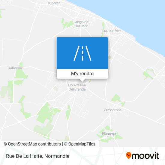 Rue De La Halte plan