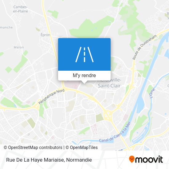 Rue De La Haye Mariaise plan
