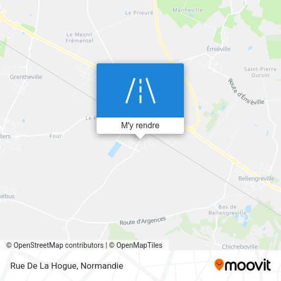 Rue De La Hogue plan