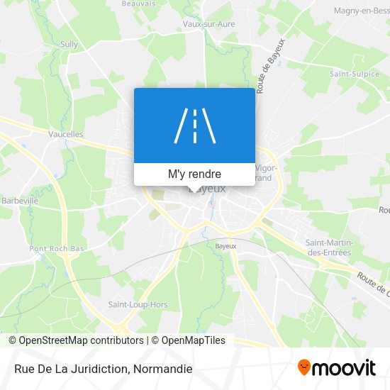 Rue De La Juridiction plan