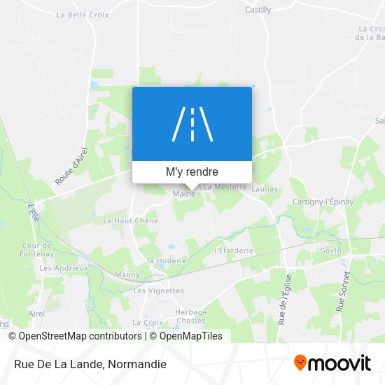 Rue De La Lande plan