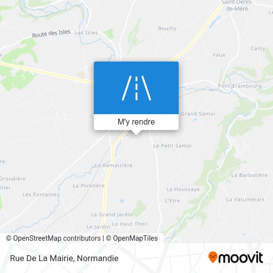 Rue De La Mairie plan