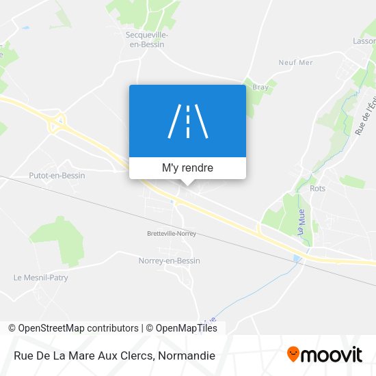 Rue De La Mare Aux Clercs plan