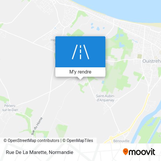 Rue De La Marette plan