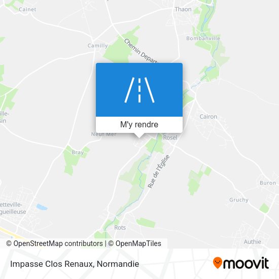 Impasse Clos Renaux plan