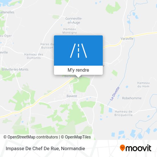 Impasse De Chef De Rue plan