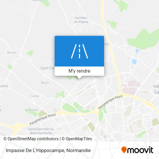 Impasse De L'Hippocampe plan