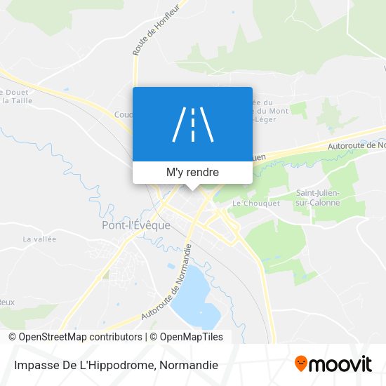 Impasse De L'Hippodrome plan
