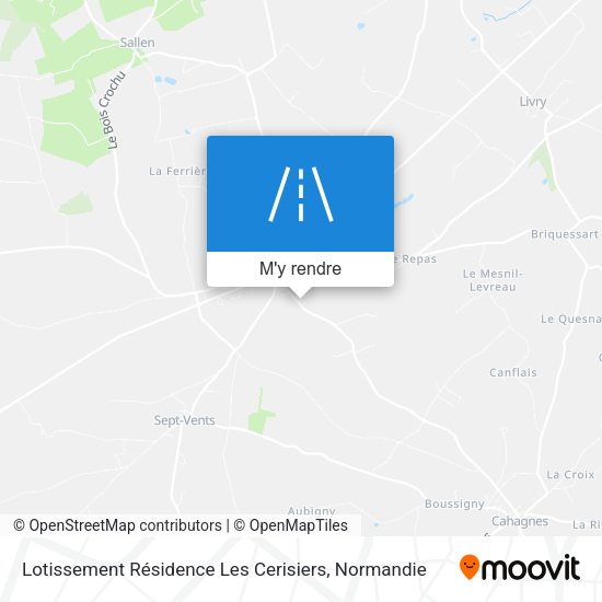 Lotissement Résidence Les Cerisiers plan
