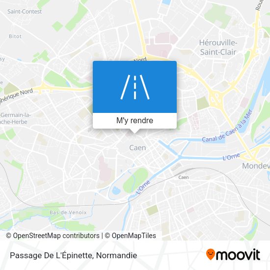 Passage De L'Épinette plan