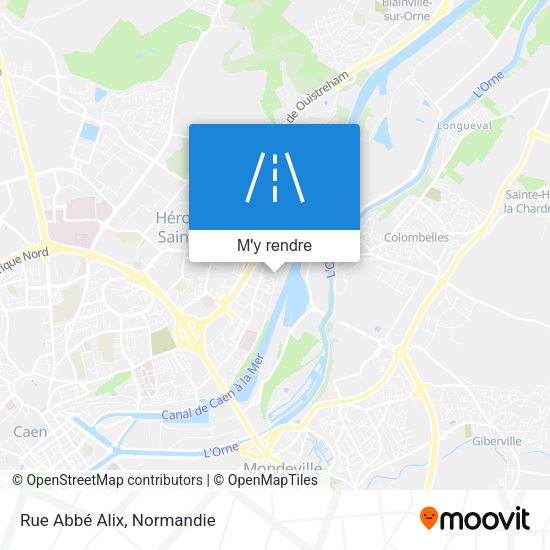 Rue Abbé Alix plan