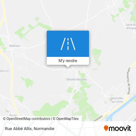 Rue Abbé Allix plan