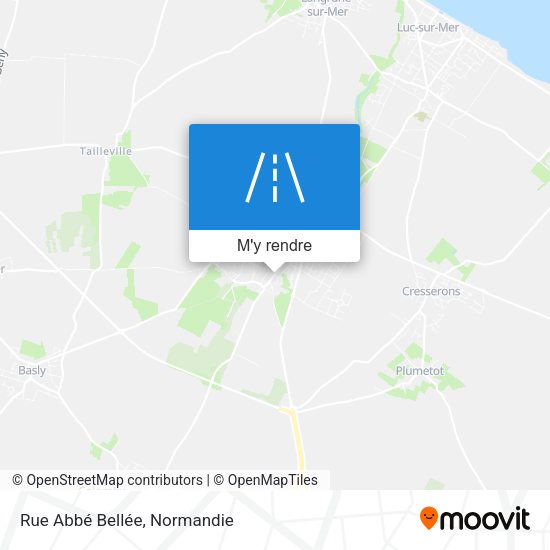 Rue Abbé Bellée plan